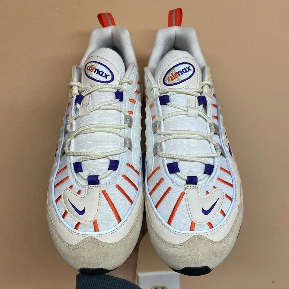 Nike Air Max 98 “Sail Court Purple” Size 10.5 640744-108